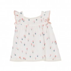 BOBOLI φόρεμα βρεφικό 703077-1111 λευκό